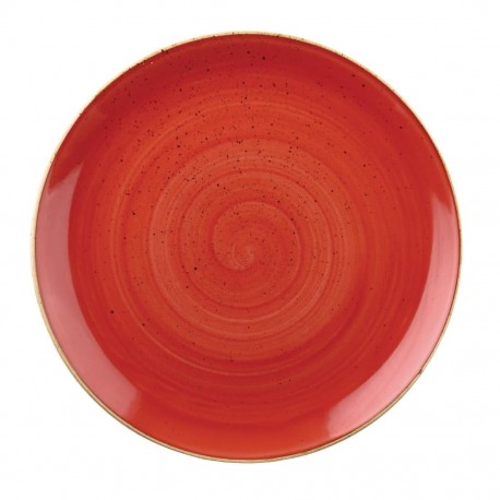 Churchill Stonecast Berry Red Evolve Coupe Bord 28,6cm - Doos van 12 stuks