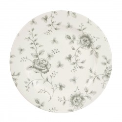 Churchill Rose Chintz Grey Bord 21cm (6 stuks) - Porselein