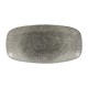 Churchill Raku Quartz Black ovaal bord porselein 29,8 x 15,2 cm - doos 12 stuks