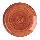Churchill Stonecast Spiced Orange Evolve Coupe Bord 28,8cm - Set van 12