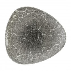 Churchill Kintsugi Reverse Quartz Black Lotus Bord 25,4 cm – Set van 12 stuks