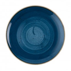 Churchill Stonecast Java Blue Evolve Coupe Bord 26cm - Set van 12