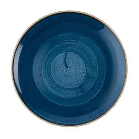 Churchill Stonecast Java Blue Evolve Coupe Bord 26cm - Set van 12