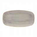 Churchill Stonecast Grey Chefs Ovaal Bord 27 x 12,7 cm – Set van 12