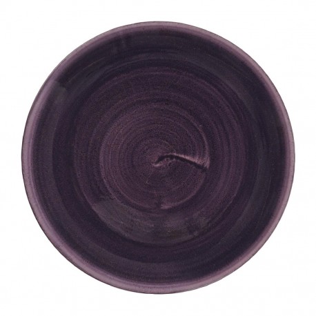 Churchill Stonecast Patina Deep Purple Coupe Bord 22 cm – Set van 12