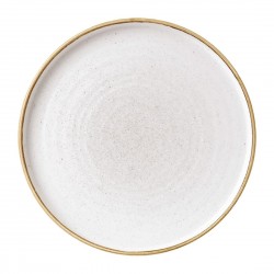 Churchill Stonecast Barley White Bord Met Opstaande Rand 22cm (6 stuks)