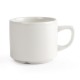 Churchill Whiteware Maple stapelbare theekopjes 19,9cl – set van 24