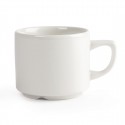 Churchill Whiteware Maple stapelbare theekopjes 19,9cl – set van 24
