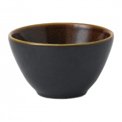 Churchill Nourish Black Onyx Two Tone Contour Schalen 240ml – Set van 12