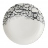Churchill Kintsugi Accents Quartz Black Evolve Coupe Bord 22cm - Set van 12