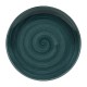 Churchill Stonecast Patina Rustic Teal Evolve Coupe Bord 26cm - Set van 12 - Porselein Blauw