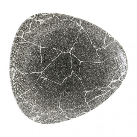 Churchill Kintsugi Reverse Quartz Black Lotus Bord 22,9 cm - Set van 12