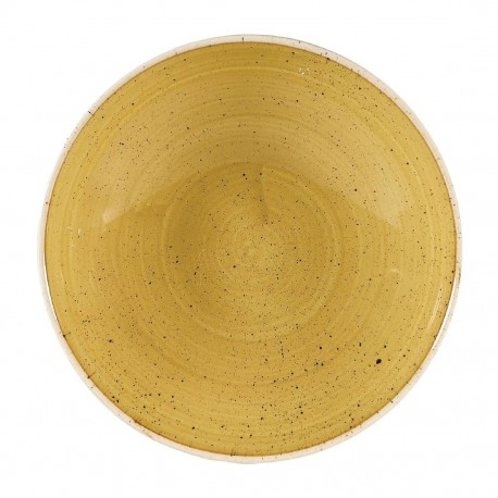 Churchill Stonecast Mustard Lotus Evolve Coupe Kom 18,2 cm - Set van 12