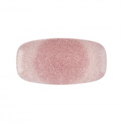 Churchill Raku Pink Quartz ovaal bord 29,8 x 15,3 cm – roze porselein (6 stuks)