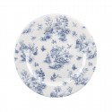 Churchill Toile Prague Bord 30,5cm – Set van 6 – Porselein Blauw