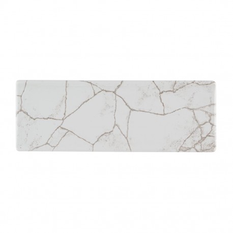 Churchill Studio Prints Kintsugi Agate Grey Ovaal Bord 25 x 9 cm - Set van 6