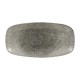 Churchill Raku Quartz Black ovaal bord 35,2 x 18,7 cm - set van 6