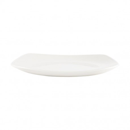Churchill X Squared borden 21,5cm (12 stuks) - wit porselein voor de horeca