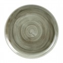 Churchill Stonecast Patina Burnished Green Evolve Coupe Bord 32,4cm – Porselein Groen (6 stuks)