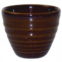 Churchill Cinnamon Ripple Dipper Pot 113ml - Bruin Porselein (12 stuks)