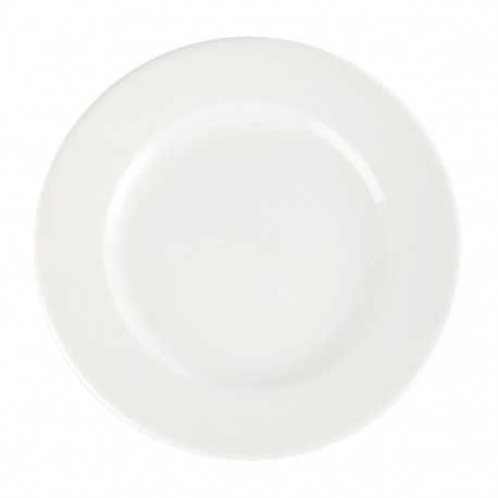 Churchill Whiteware Classic borden 23cm – wit porselein (set van 24 stuks)