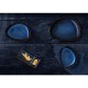 Olympia Luna driehoekige kommen middernachtblauw 228x175mm (6 stuks)