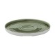 Churchill Stonecast Patina Burnished Green Bord met Opstaande Rand 25,9cm - Set van 6