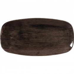 Churchill Stonecast Patina Black Borden 298mm - Porselein Zwart (12 stuks)
