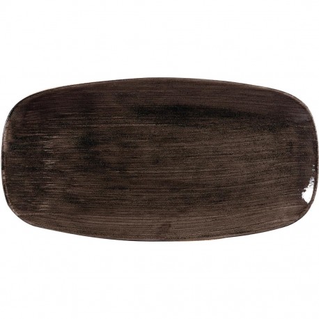 Churchill Stonecast Patina Black Borden 298mm - Porselein Zwart (12 stuks)