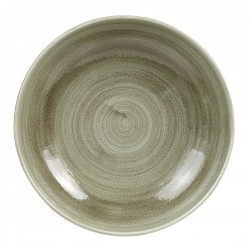 Churchill Stonecast Patina Burnished Green Evolve Coupe Kom 18,4cm - Set van 12