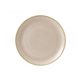 Churchill Stonecast Nutmeg Cream Coupe Bord 32,4cm - Set van 6