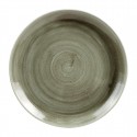 Churchill Stonecast Patina Burnished Green Evolve Coupe Bord 26cm - Set van 12