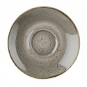 Churchill Stonecast Grey cappuccino schotel 15,6 cm - set van 12