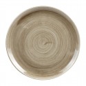Churchill Stonecast Patina Antique Taupe Coupe Evolve Bord 32,4cm - Bruin Porselein (6 stuks)