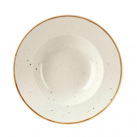 Churchill Stonecast Barley White Kom Met Brede Rand Medium 23,88cm - Doos 12 stuks
