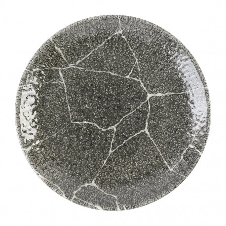 Churchill Kintsugi Accents Quartz Black Evolve Coupe Bord 16.5cm (12 stuks)