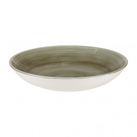 Churchill Stonecast Patina Burnished Green Evolve Coupe Kom 24,8cm - Porselein Groen (12 stuks)