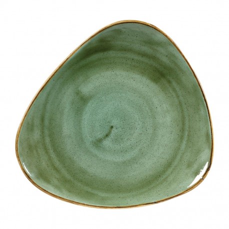 Churchill Stonecast Samphire Green Lotus Bord 30,5cm - Set van 6
