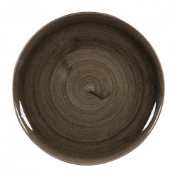 Churchill Stonecast Patina Evolve Iron Black Schalen 324mm (6 stuks) – Set van 6