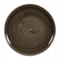 Churchill Stonecast Patina Evolve Iron Black Schalen 324mm (6 stuks) – Set van 6