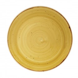 Churchill Stonecast Mustard Lotus Evolve Coupe Bord 16,5cm – Doos 12 Stuks