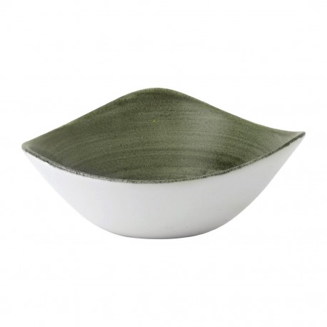 Churchill Stonecast Patina Burnished Green Lotus Kom 17,8cm – Set van 12