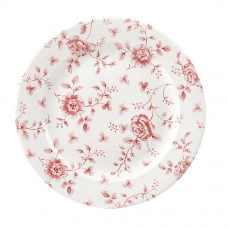 Churchill Rose Chintz Cranberry Borden 276mm – Set van 6