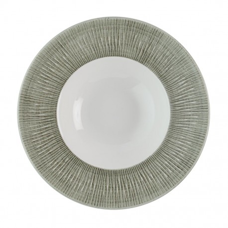 Churchill Bamboo Ceramic Spinwash Alpine Bord 23.1cm (12 stuks) – Groen
