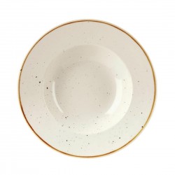 Churchill Stonecast Barley White kom met brede rand, large 27,69 cm (12 stuks)