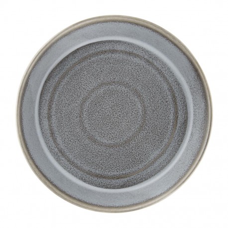 Olympia Cavolo Platte Ronde Kom 220mm – Porselein Grijs (4 Stuks)