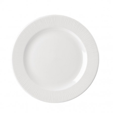 Churchill Bamboo Bord Wit 16,5 cm - Set van 12 - Porselein