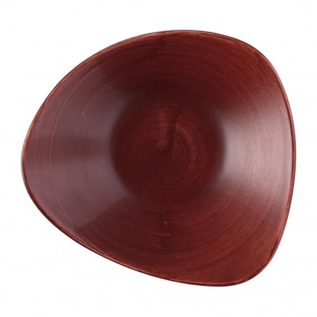 Churchill Stonecast Patina Lotus Red Rust kom 23,5 cm – doos van 12 stuks