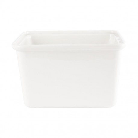 Churchill Counter Serve diepe ovenschalen 2L GN 1/6 (4 stuks) – wit porselein