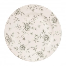 Churchill Rose Chintz Grey Bord 27,6cm – Set van 6 – Porselein